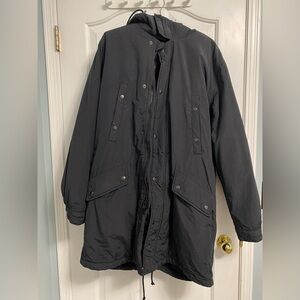 Club Monaco Black Multi Layer Parka UNISEX